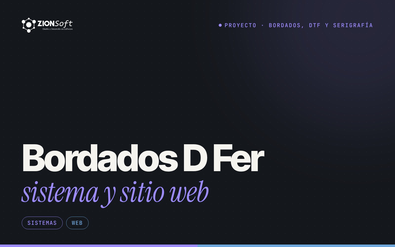 Portada del proyecto Bordados D Fer