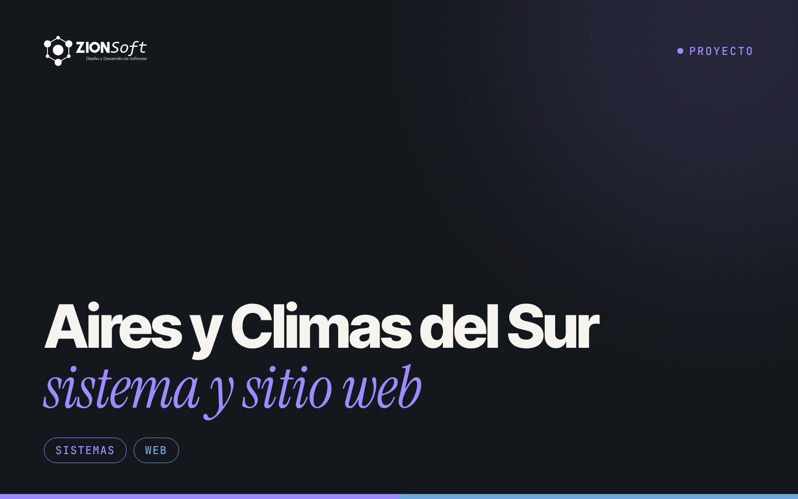 Portada del proyecto Aires y Climas del Sur