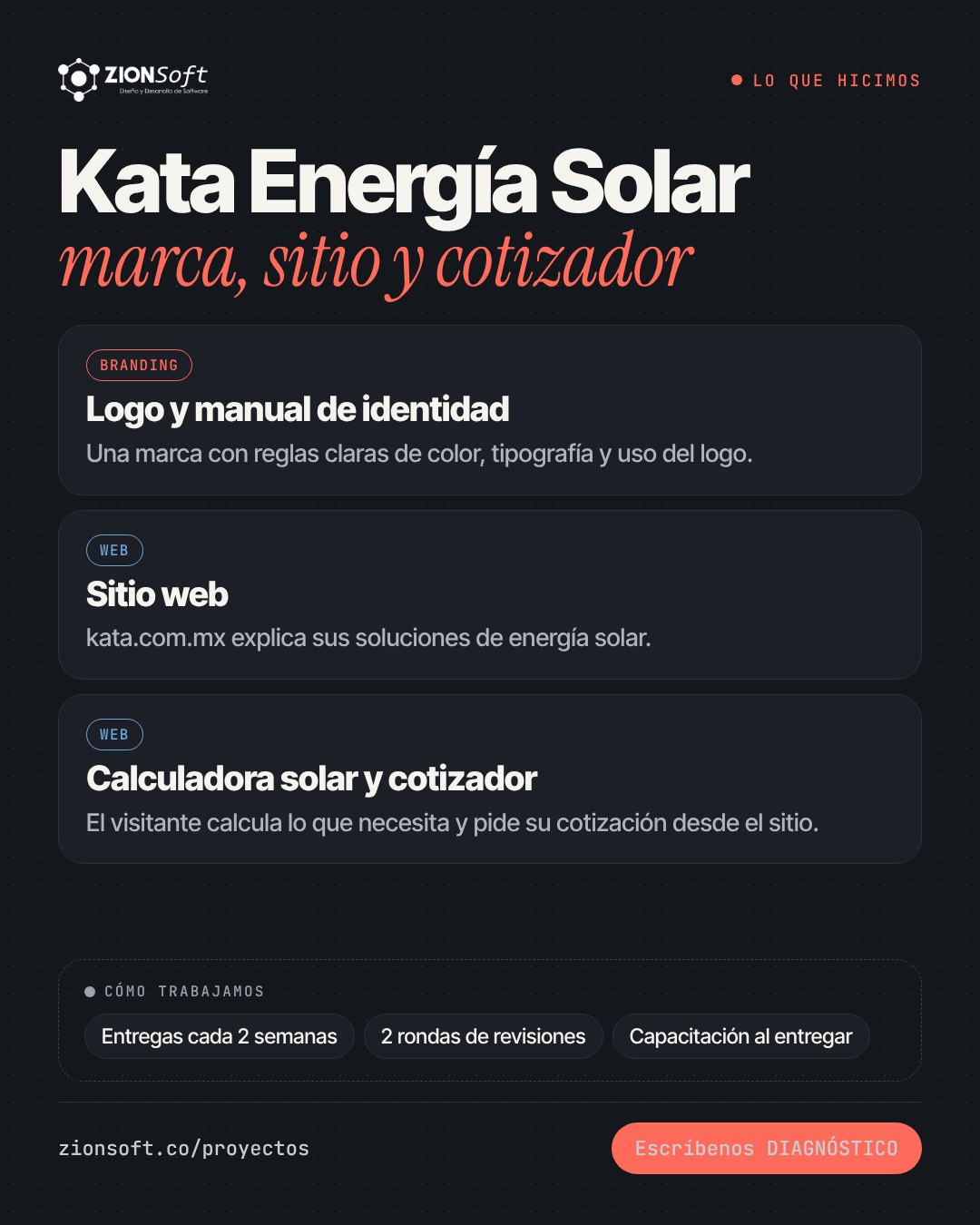 Lo que hicimos para Kata Energía Solar