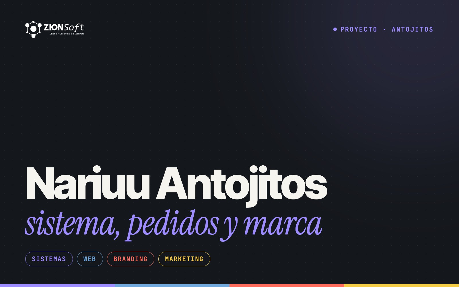 Portada del proyecto Nariuu Antojitos